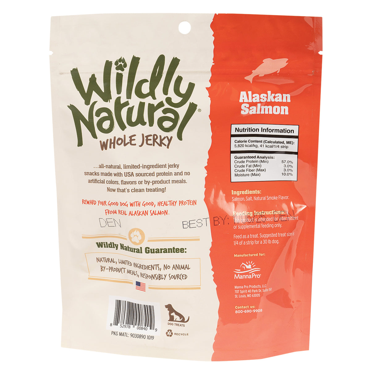 Fruitables Wildly Natural Salmon Strips Dog Treats 141 g