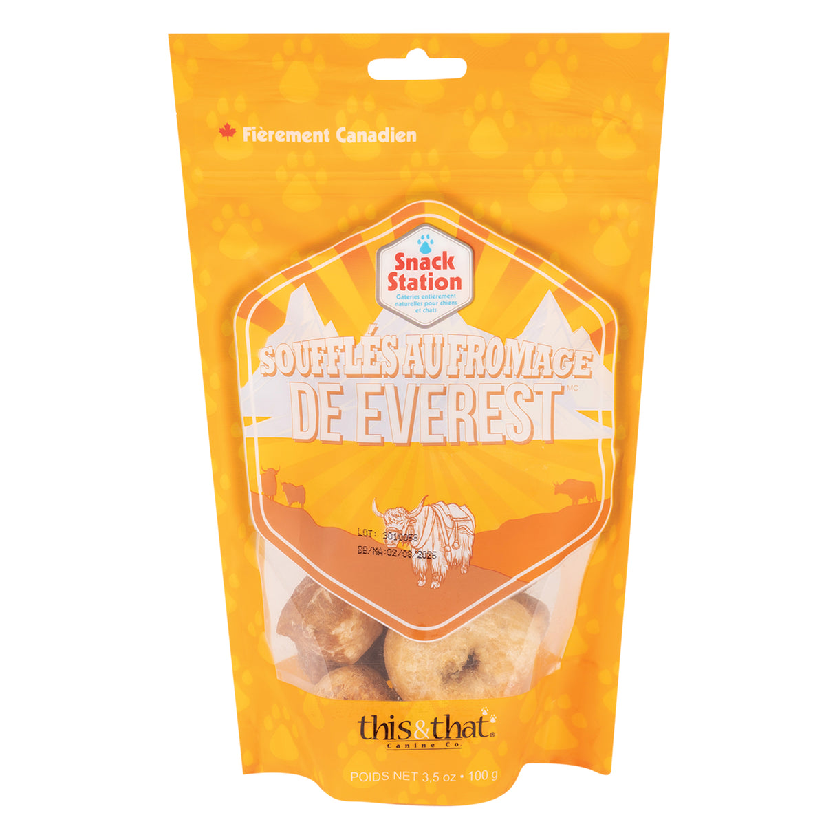 This & That Everest Cheese Puffs Dog Treats 100 g