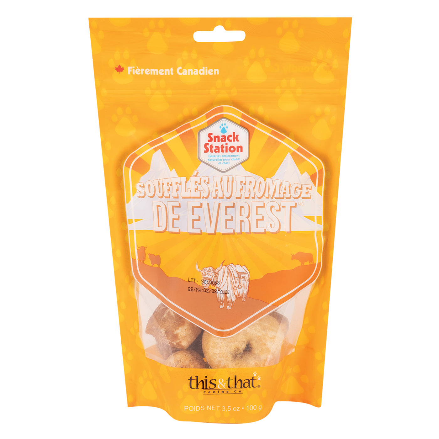This & That Everest Cheese Puffs Dog Treats 100 g