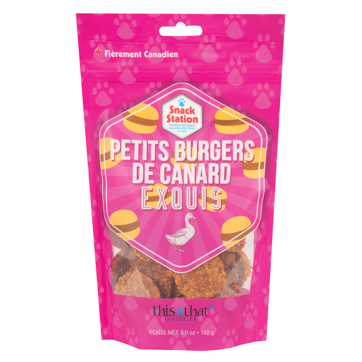 This & That Gourmet Duck Sliders Dog Treats 142 g