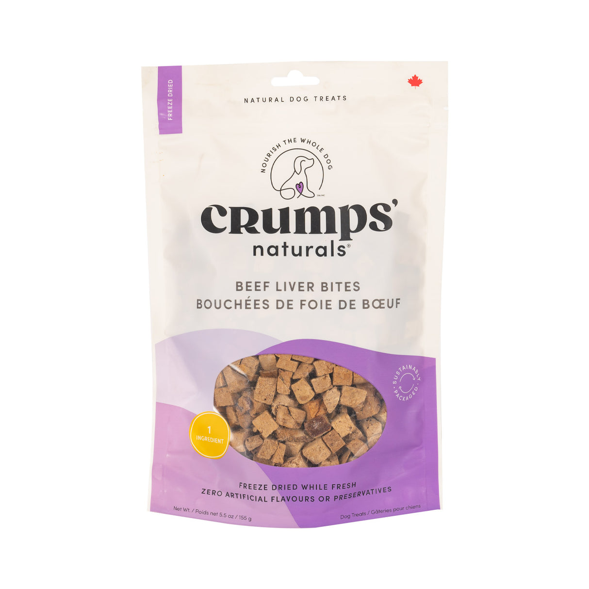 Crumps Beef Liver Bites 155 g