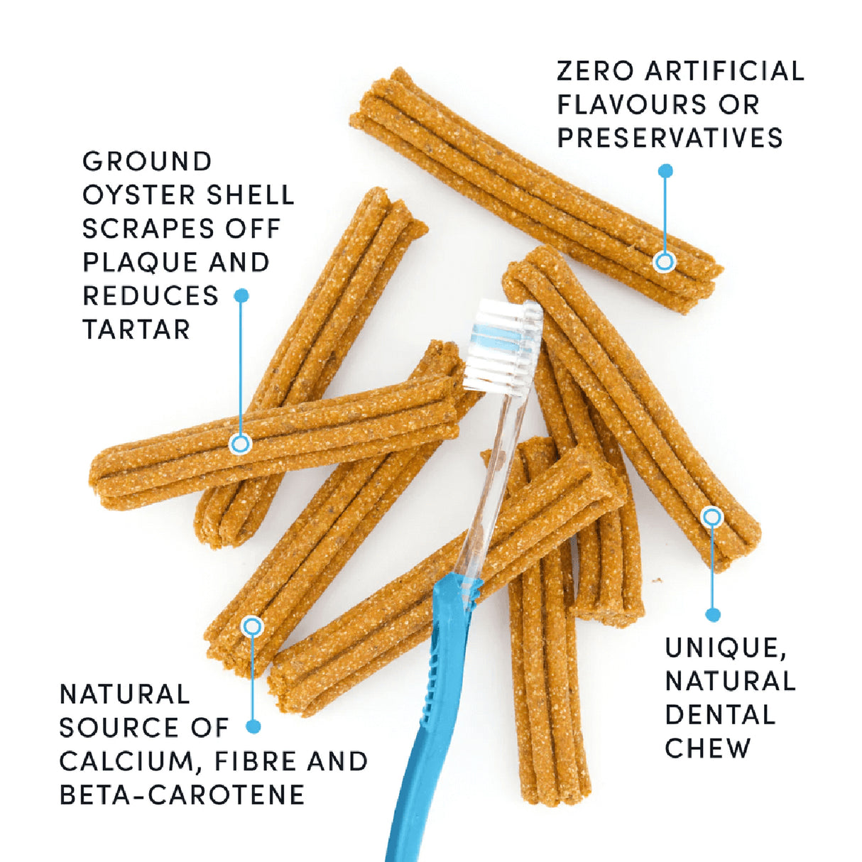 Crumps Plaque Busters Pumpkin Spice Dog Chews 18 cm