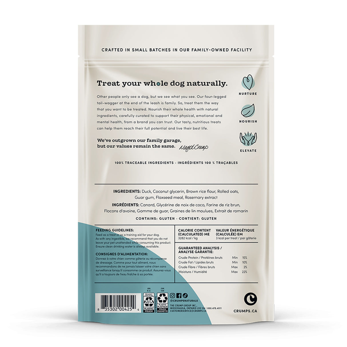 Crumps Semi-Moist Duck Mini Trainers 132 g