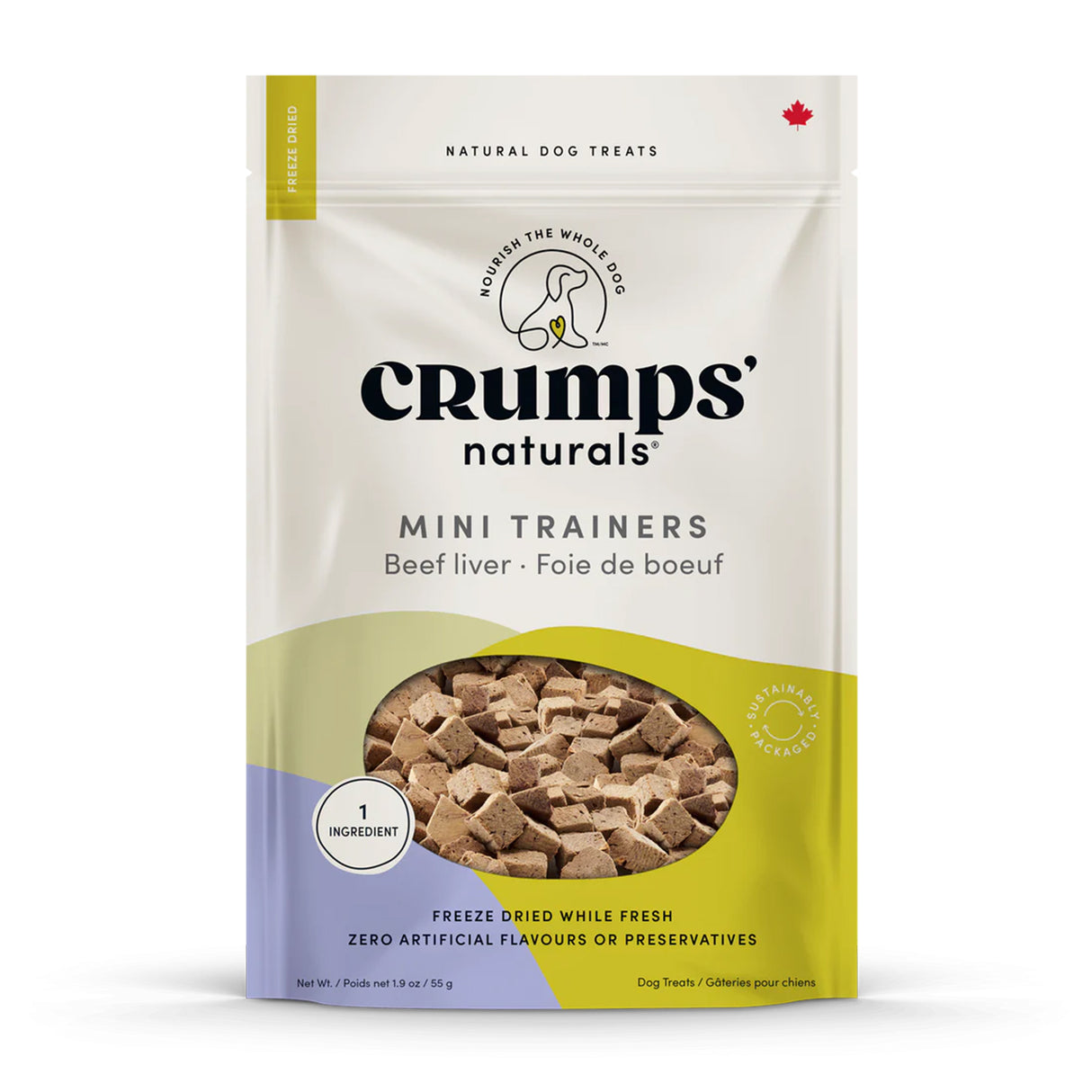 Crumps Freeze-Dried Beef Liver Mini Trainers 126 g