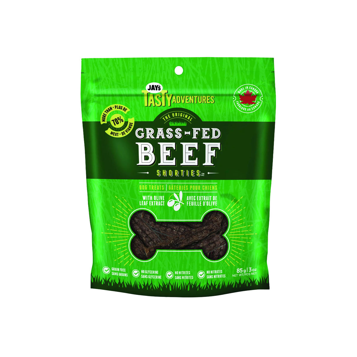 Jay's Tasty Adventures Grass Fed Beef Shorties 85 g