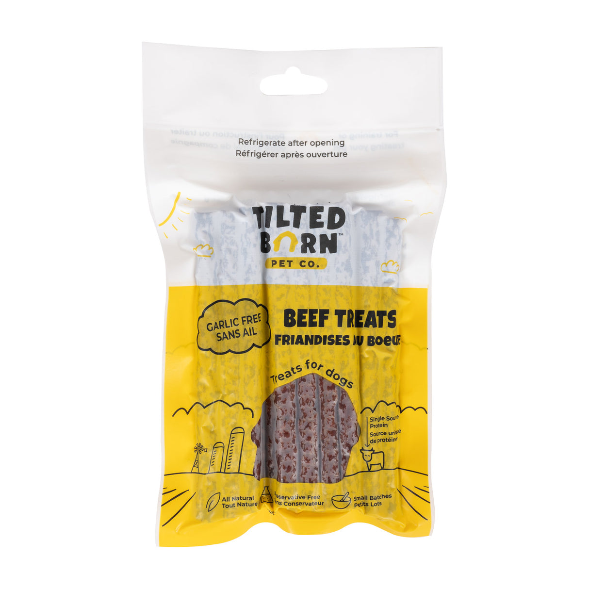 Tilted Barn Canadian Beef Treats No Garlic 100 g