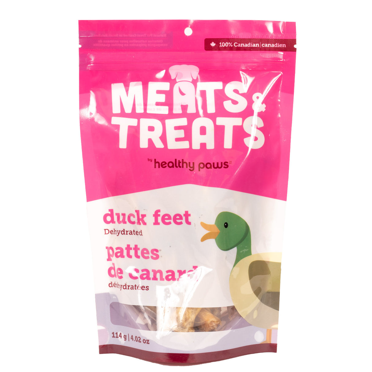 Healthy Paws Meats & Treats Dehydrated Duck Feet 125 g