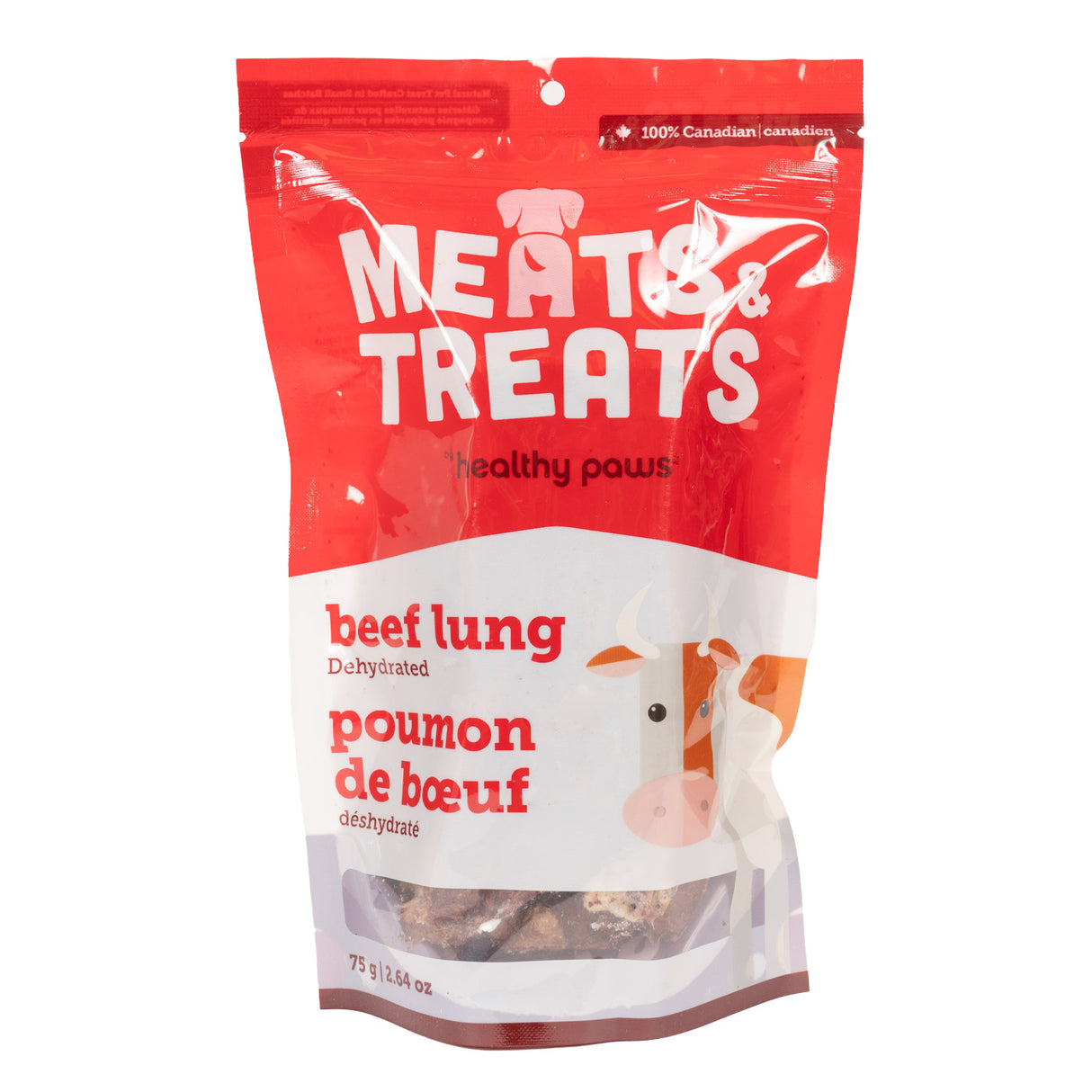 Healthy Paws Meats & Treats Dehydrated Beef Lung 120 g