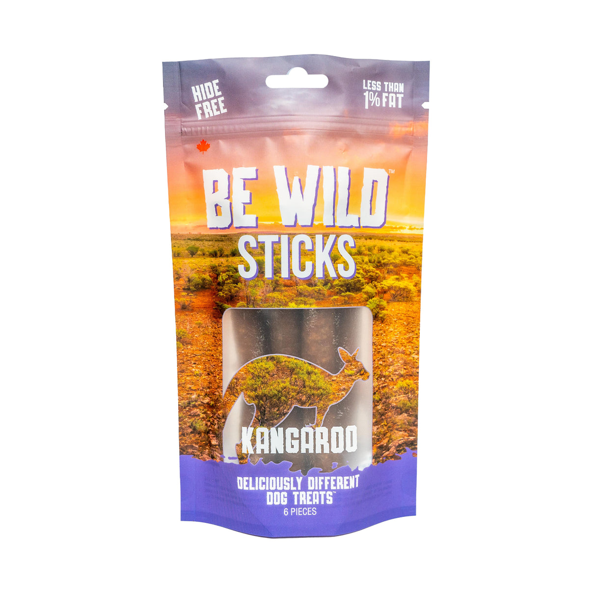 This & That Be Wild Sticks Kangaroo Crunchy Dog Treats - Pack of 6