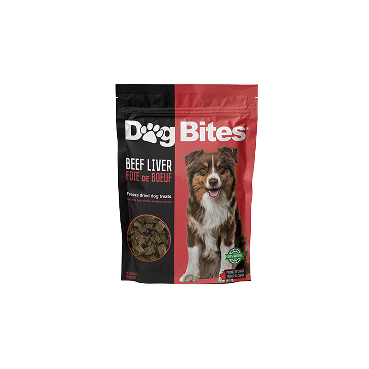 Dog Bites Freeze Dried Beef Liver Dog Treats 57 g