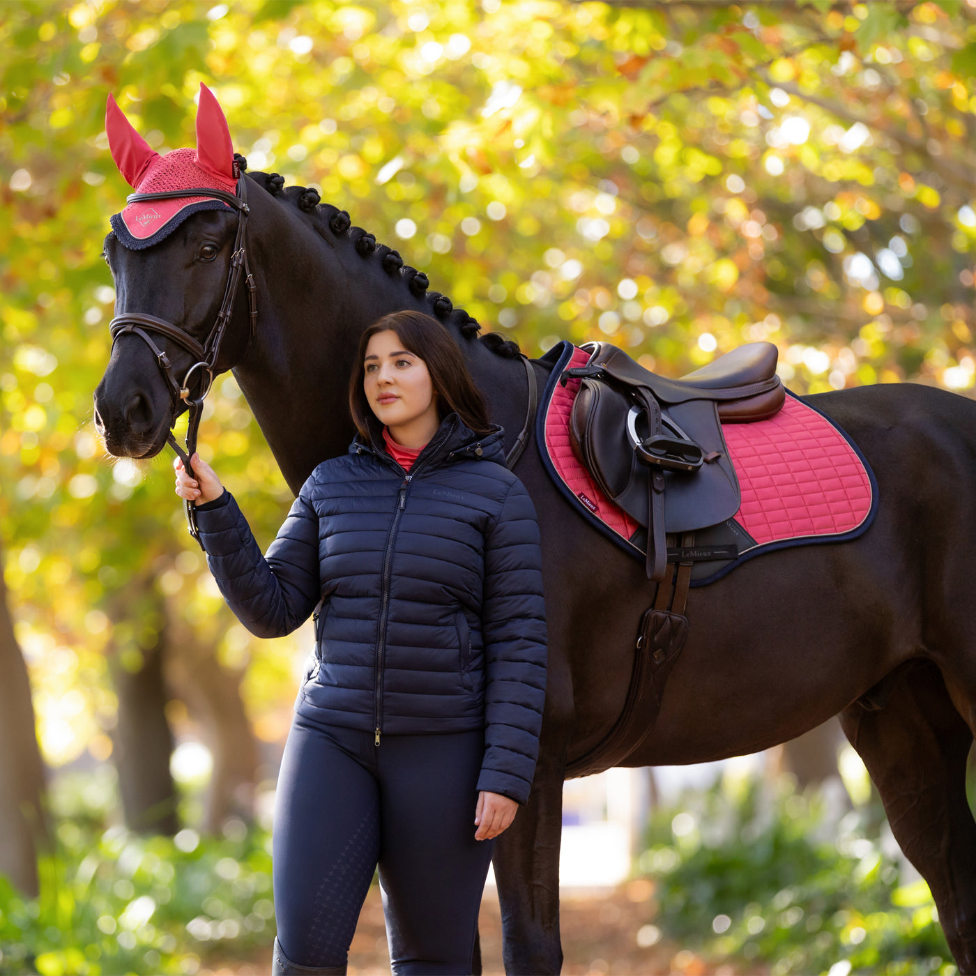 LeMieux Suede Close Contact Square Saddle Pad
