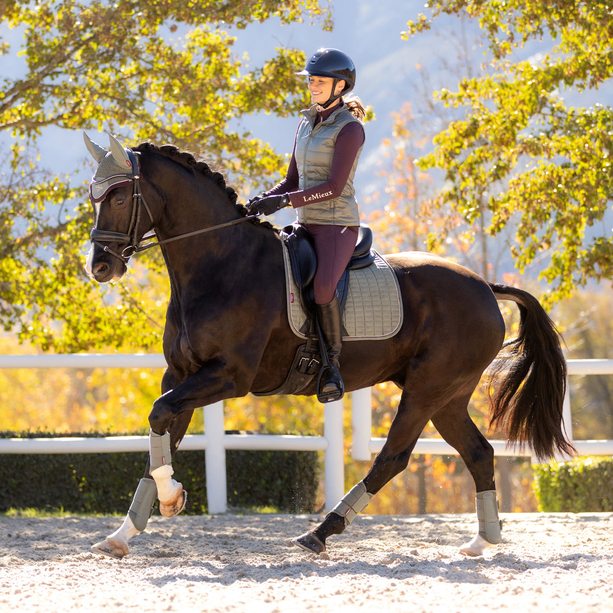 LeMieux Suede Dressage Square Saddle Pad