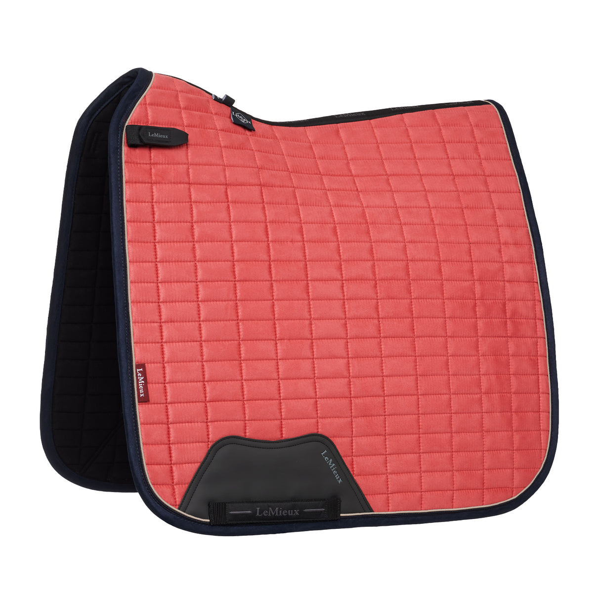 Tapis carré de dressage en daim LeMieux