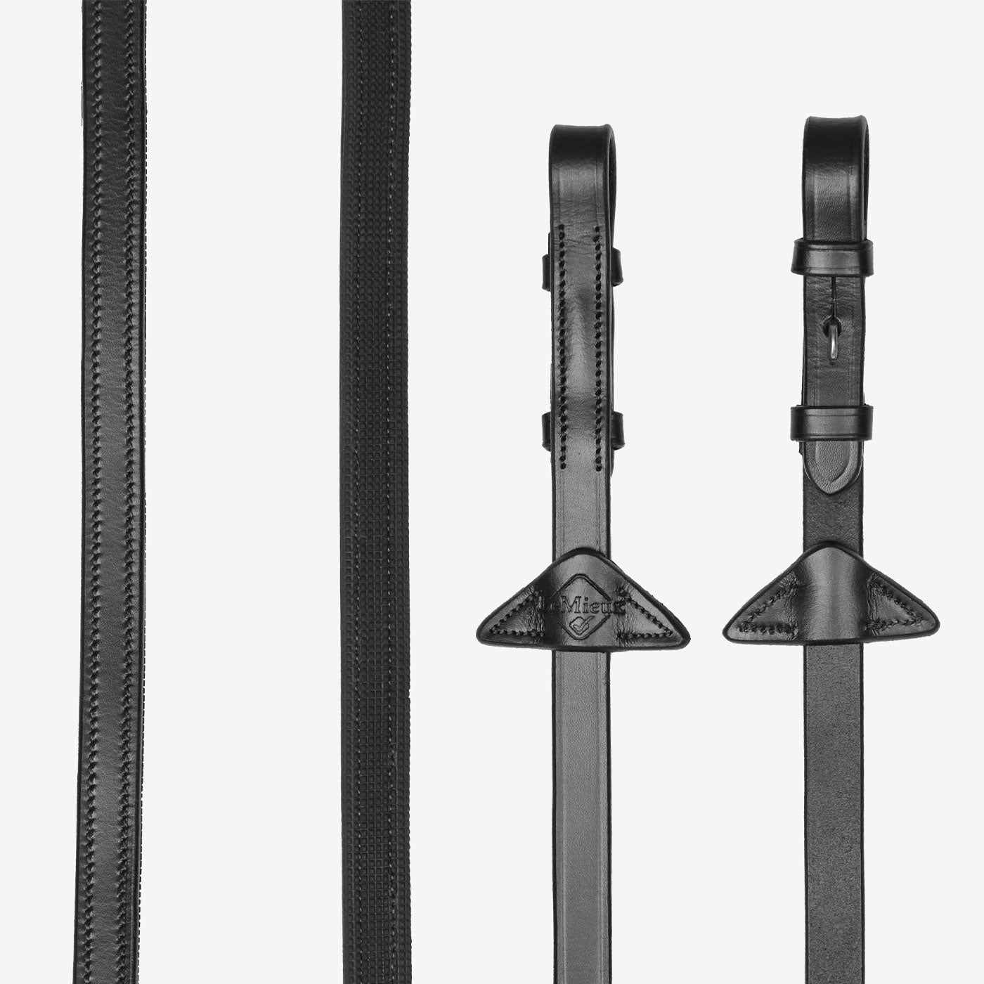 LeMieux Soft Rubber Reins W/ Stoppers