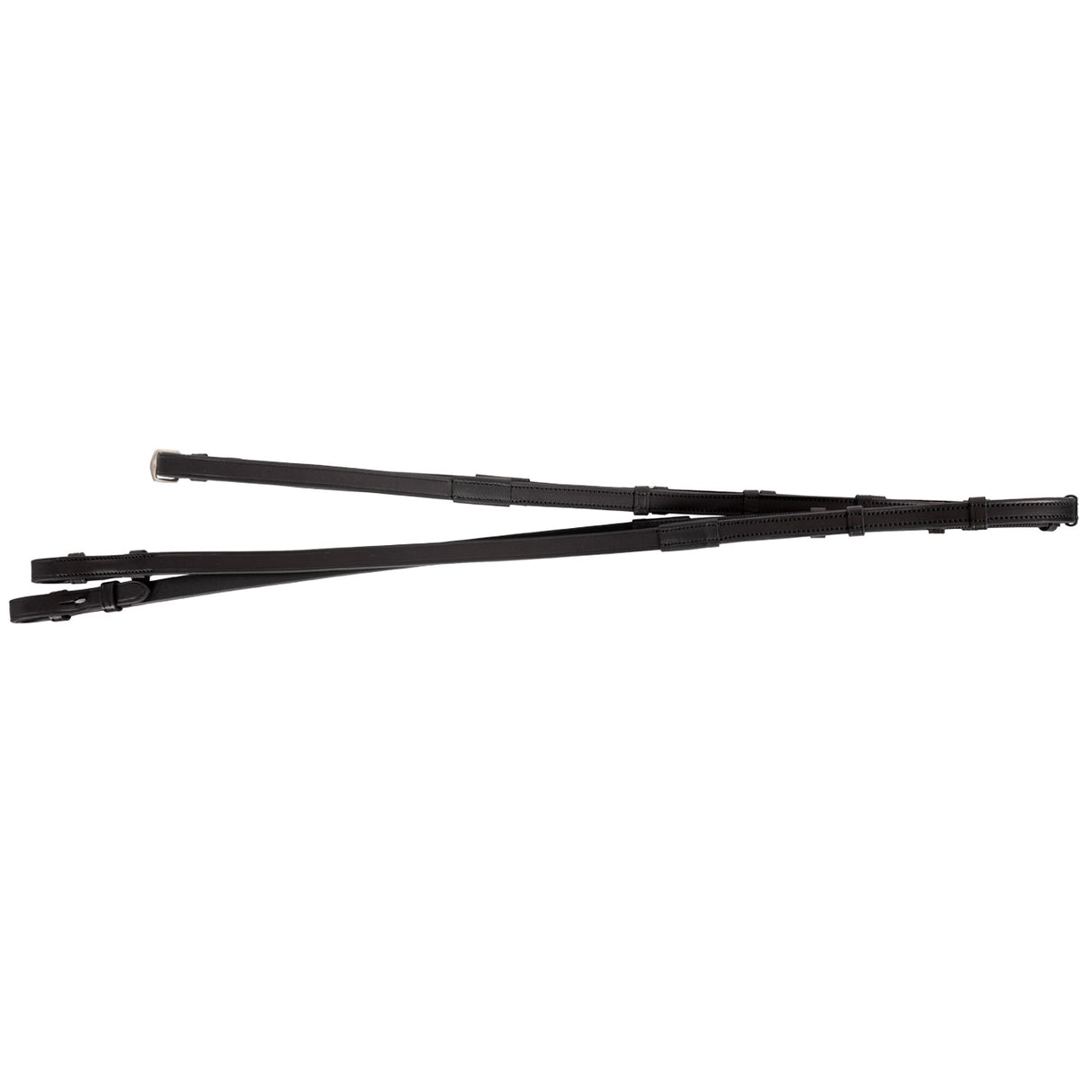 Mondega Rubber Lined Reins W/ Stoppers