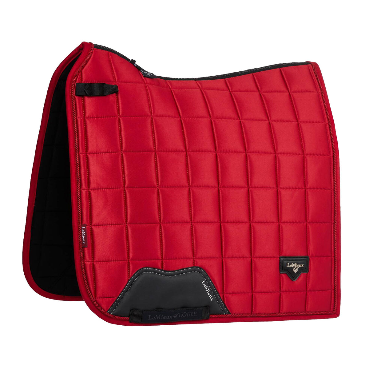 Tapis De Selle Dressage LeMieux Vert – Carré, Avec Bonnet à Manger