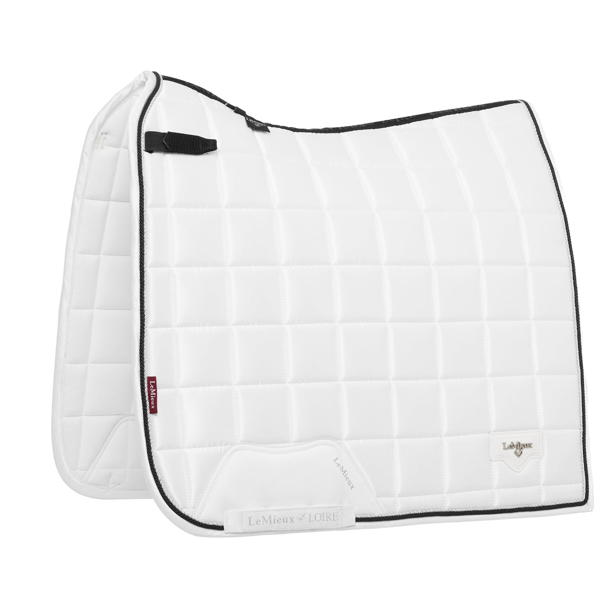Tapis De Selle Dressage LeMieux Prosport Daim – Carré Luxe Doublure Bambou Confort Anti-Transpiration