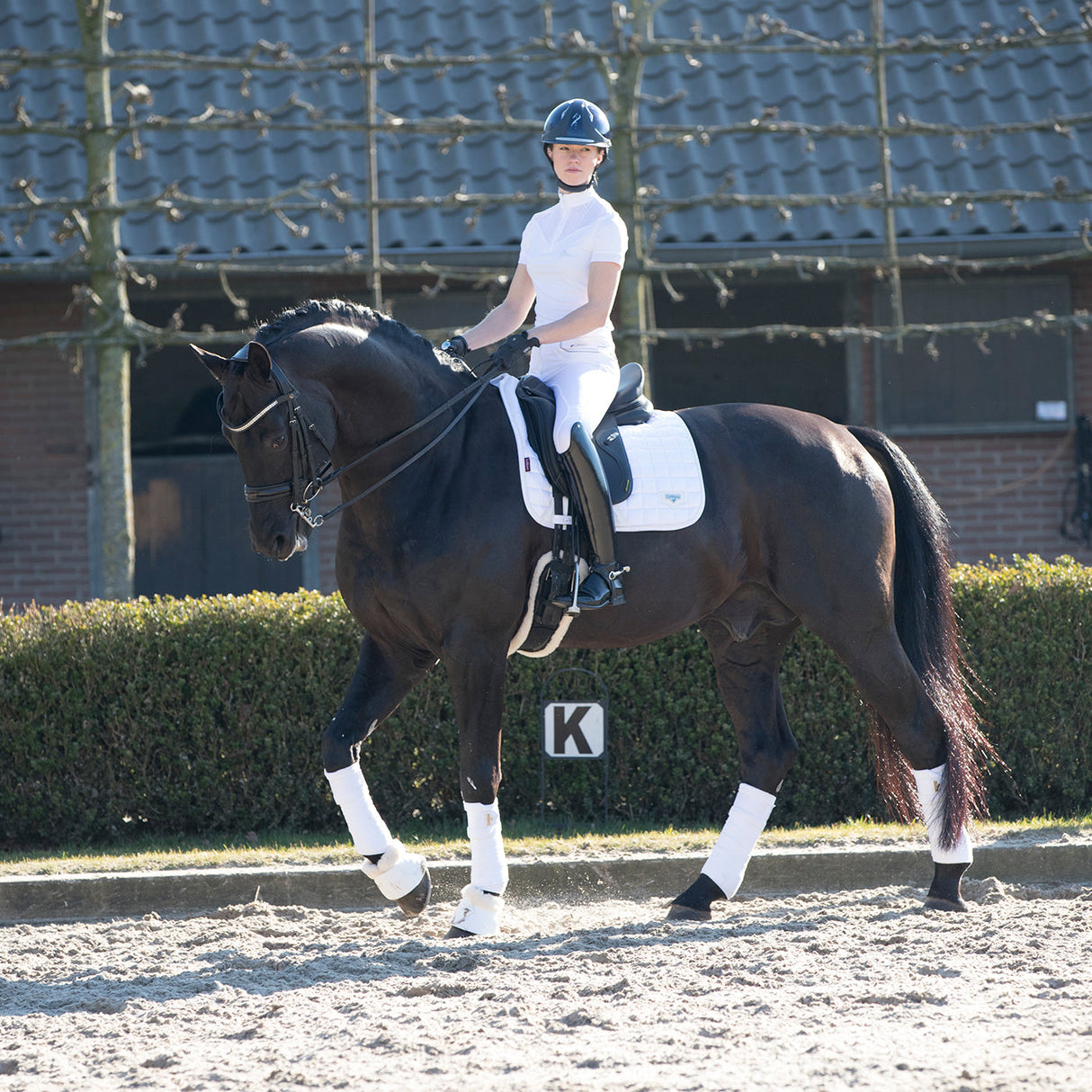 Tapis de selle carré de dressage classique LeMieux Loire