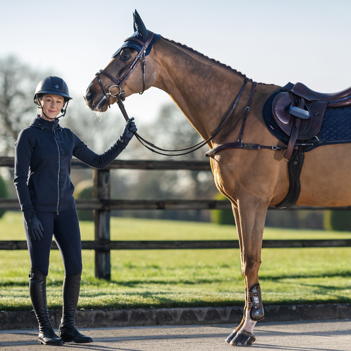 LeMieux Crystal Suede Close Contact Saddle Pad