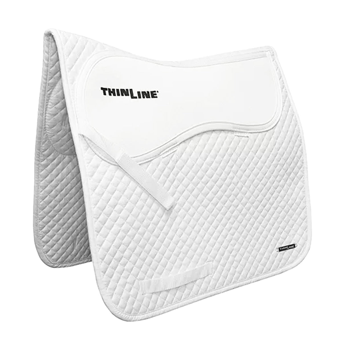 Tapis de selle carré ThinLine en coton pour dressage