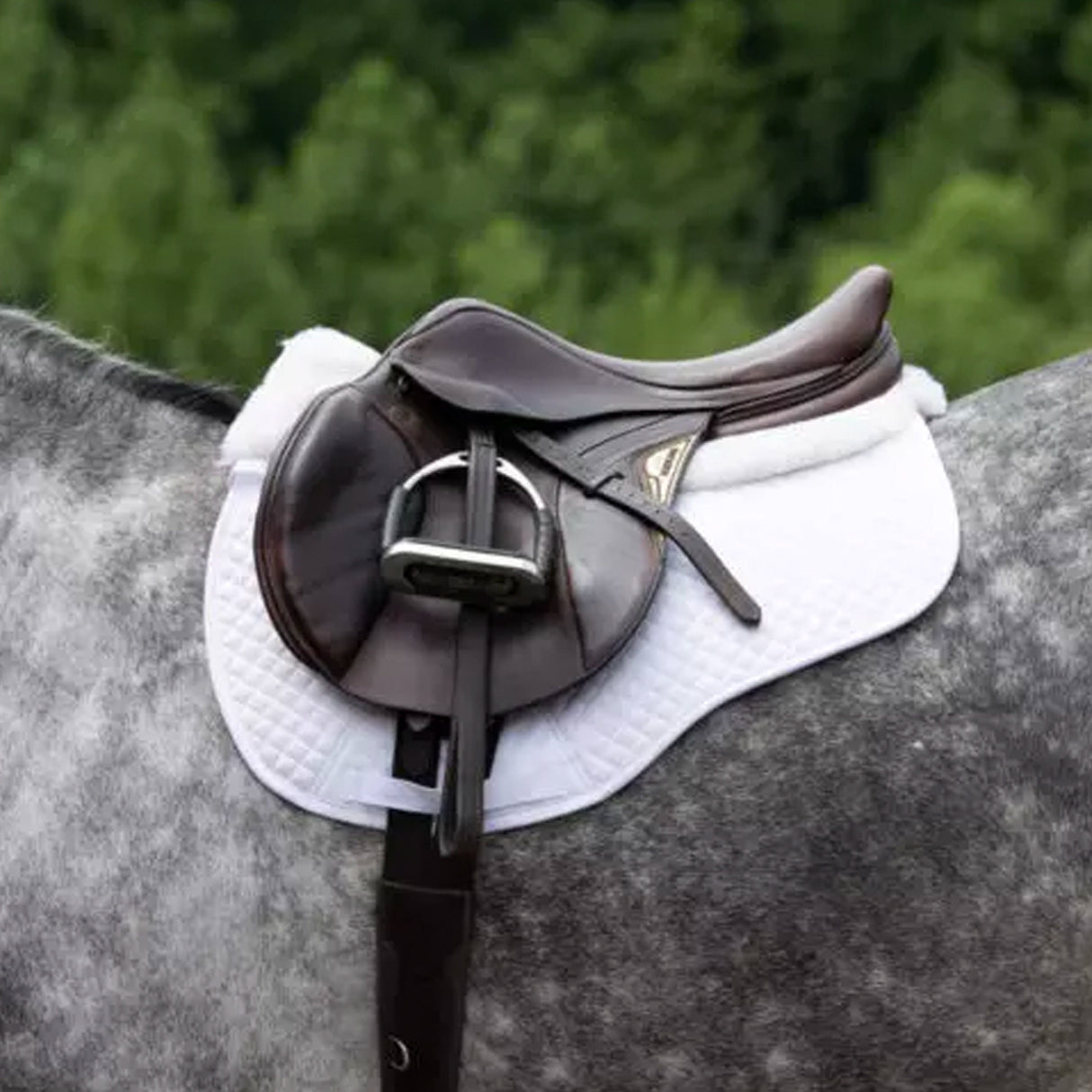 ThinLine Woven Wool Euro Roll Jumper Saddle Pad