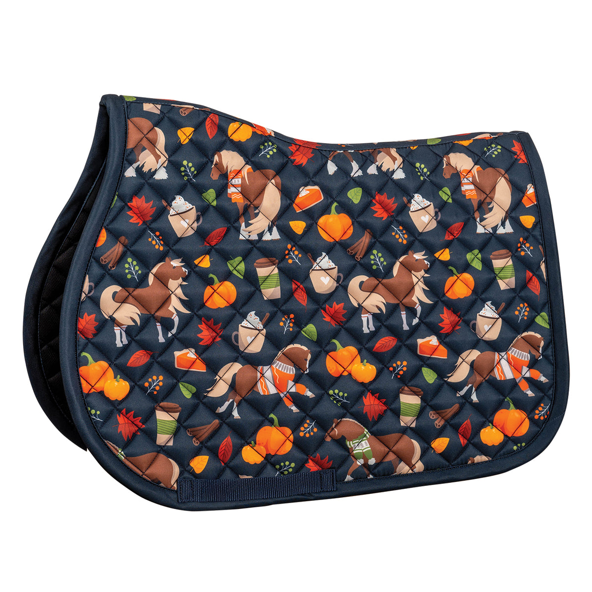 Pumpkin Spice Ponies x Shedrow Pony Saddle Pad