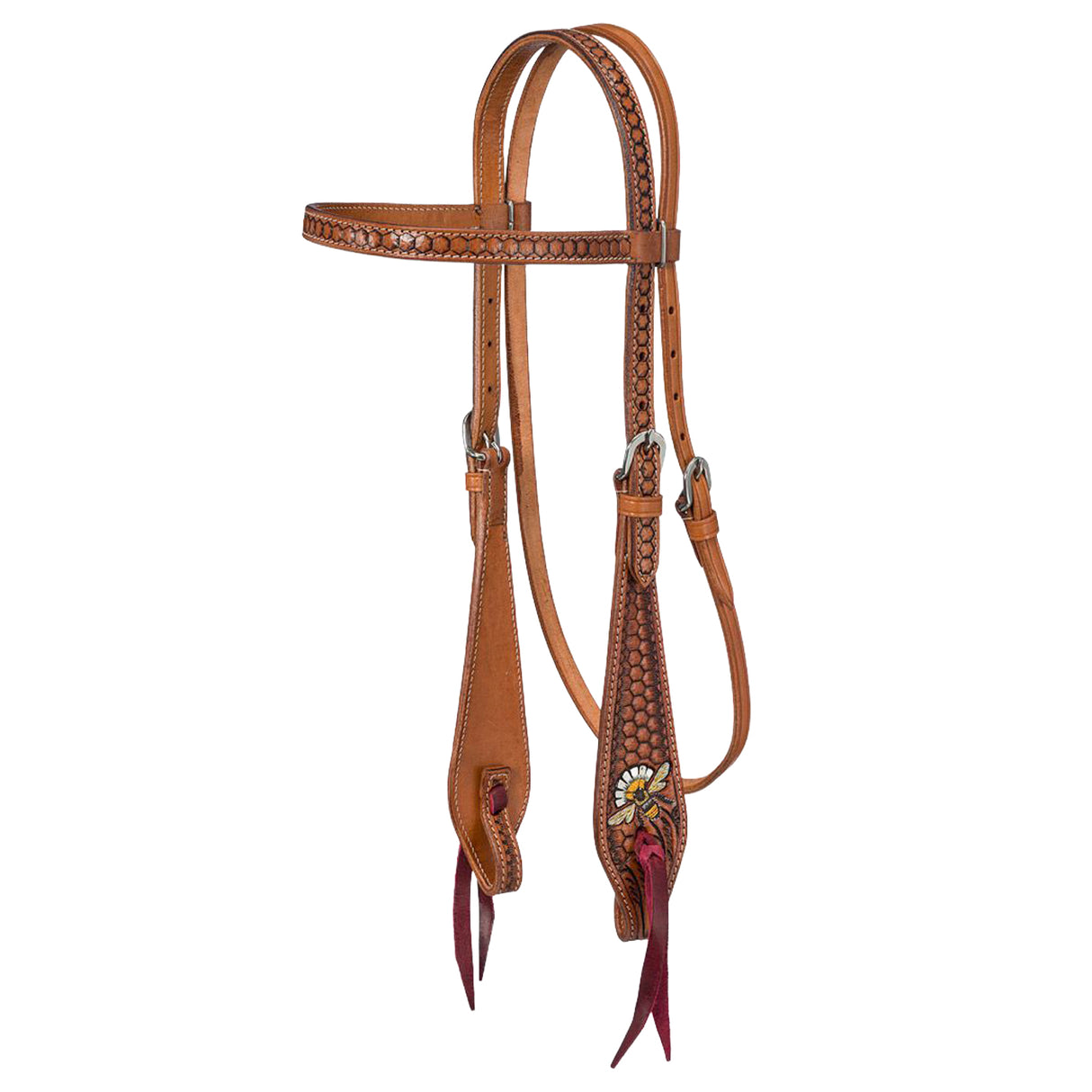 Bridon western Silver Royal Bee à frontal