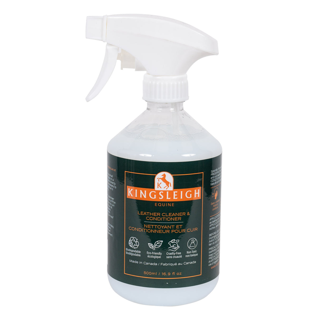 Nettoyant et revitalisant pour cuir équin Kingsleigh 500 ml