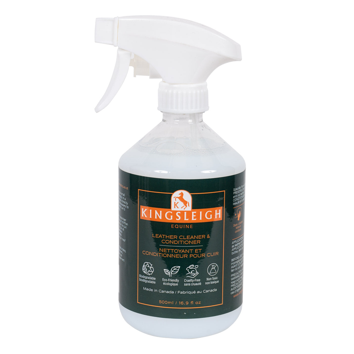 Nettoyant et revitalisant pour cuir équin Kingsleigh 500 ml