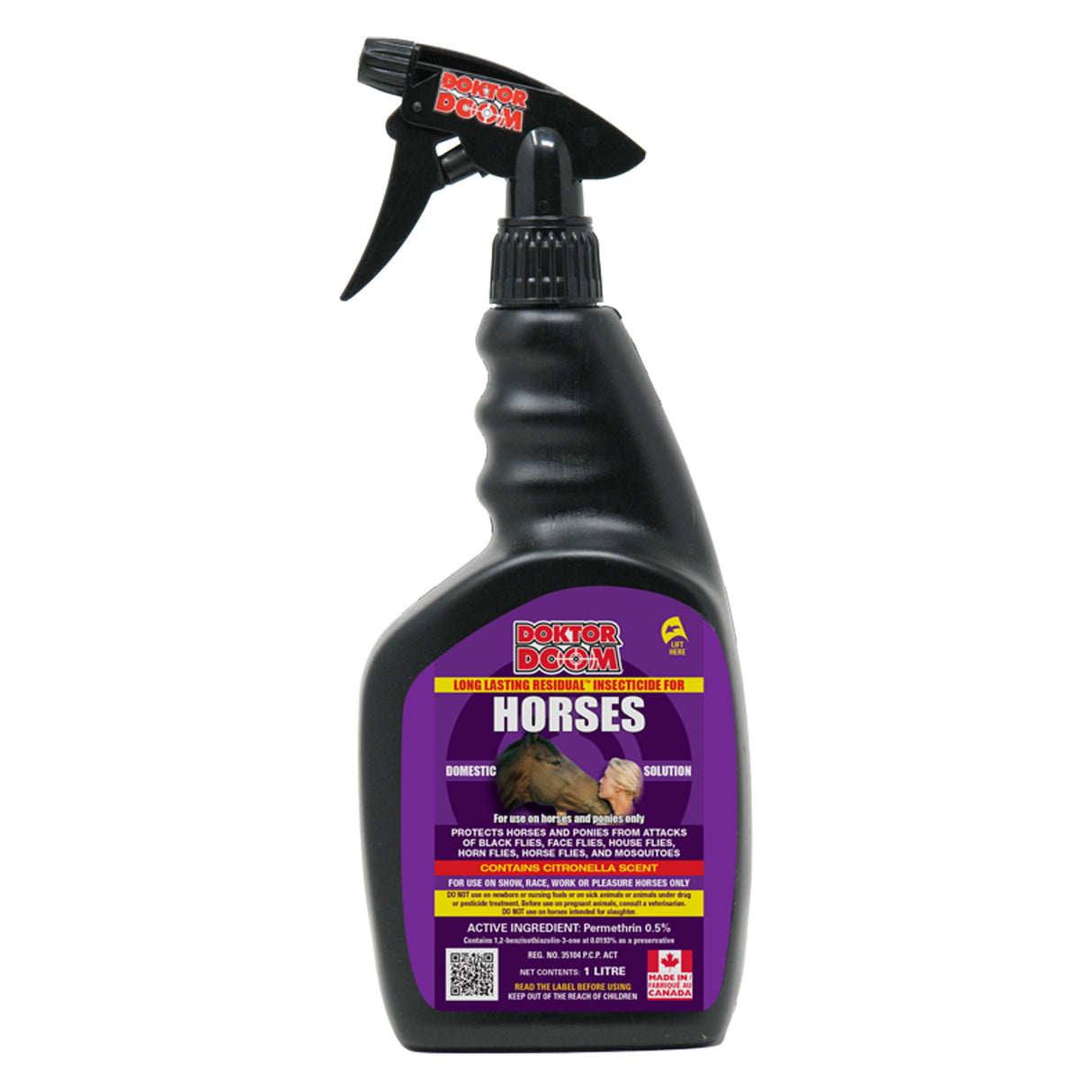 Doktor Doom Residual Insecticide For Horses 1 L