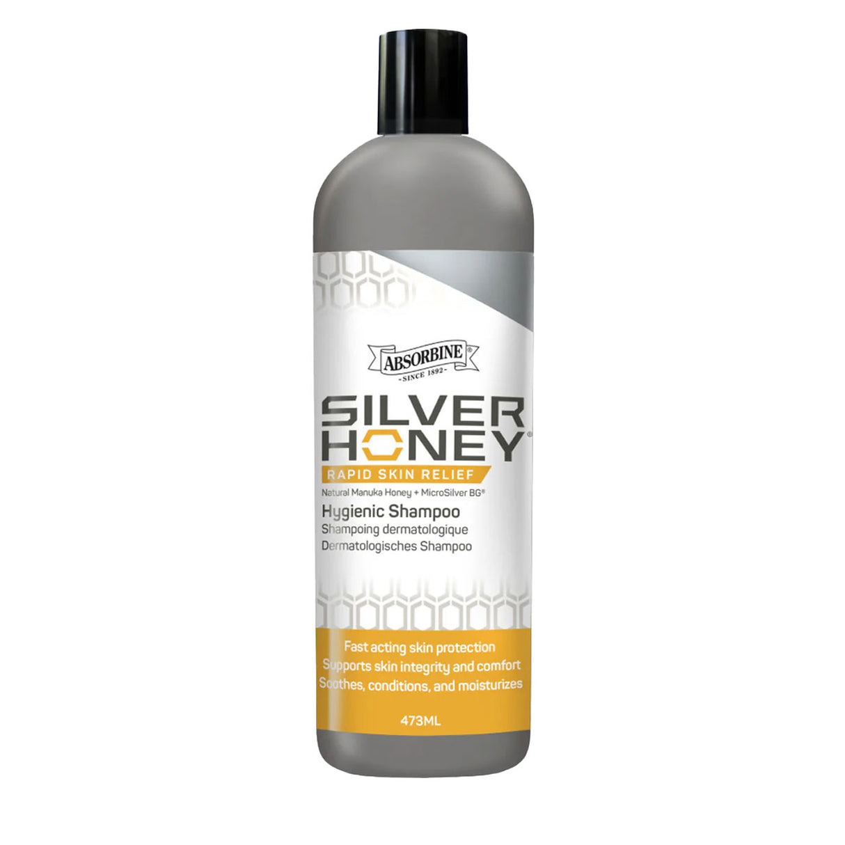 Shampoing hygiénique au miel et à l'argent Absorbine 473 ml