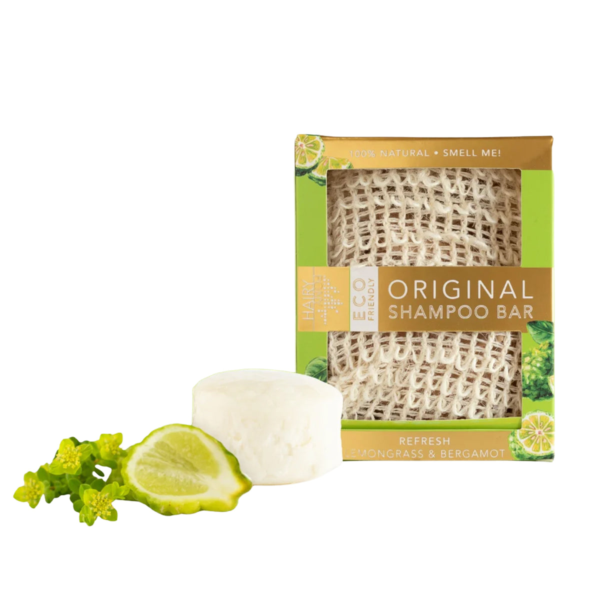 Shampoing solide écologique Hairy Pony Citronnelle & Bergamote
