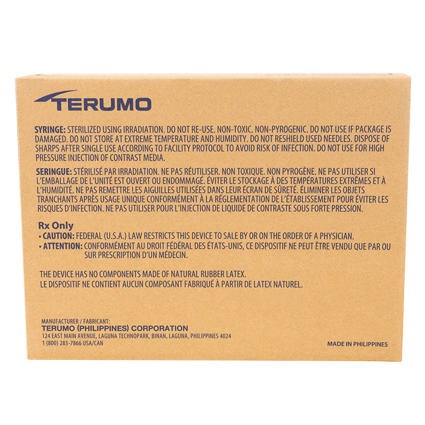 Terumo 5cc. Seringue - Boîte De 100