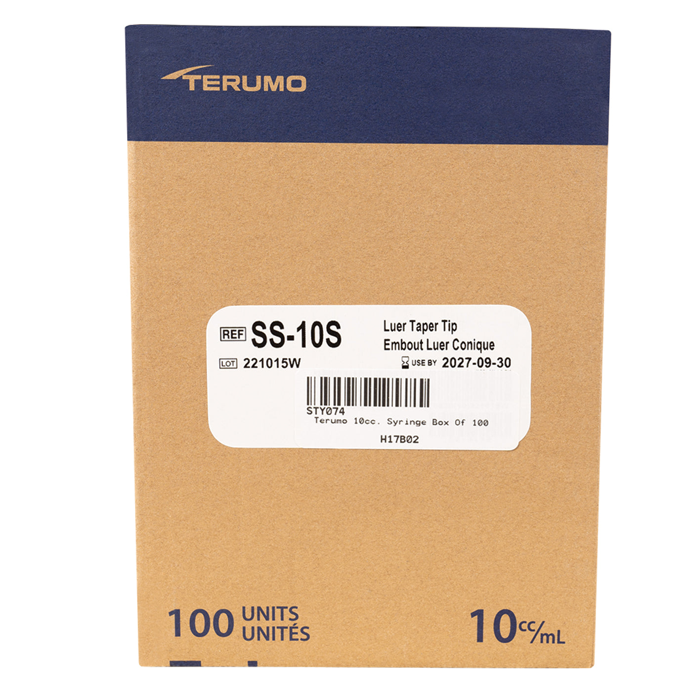Terumo 10cc. Seringue - Boîte De 100