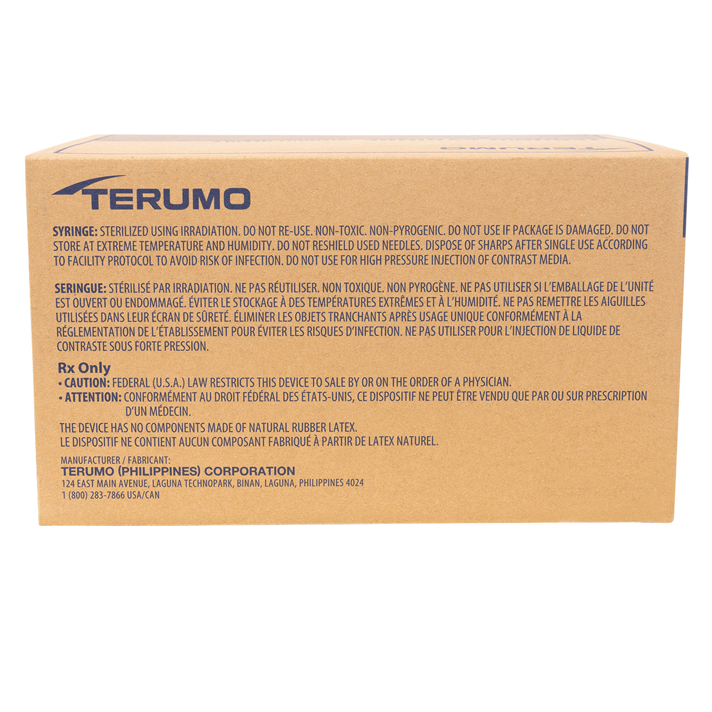 Terumo 30cc. Seringue - Boîte De 25