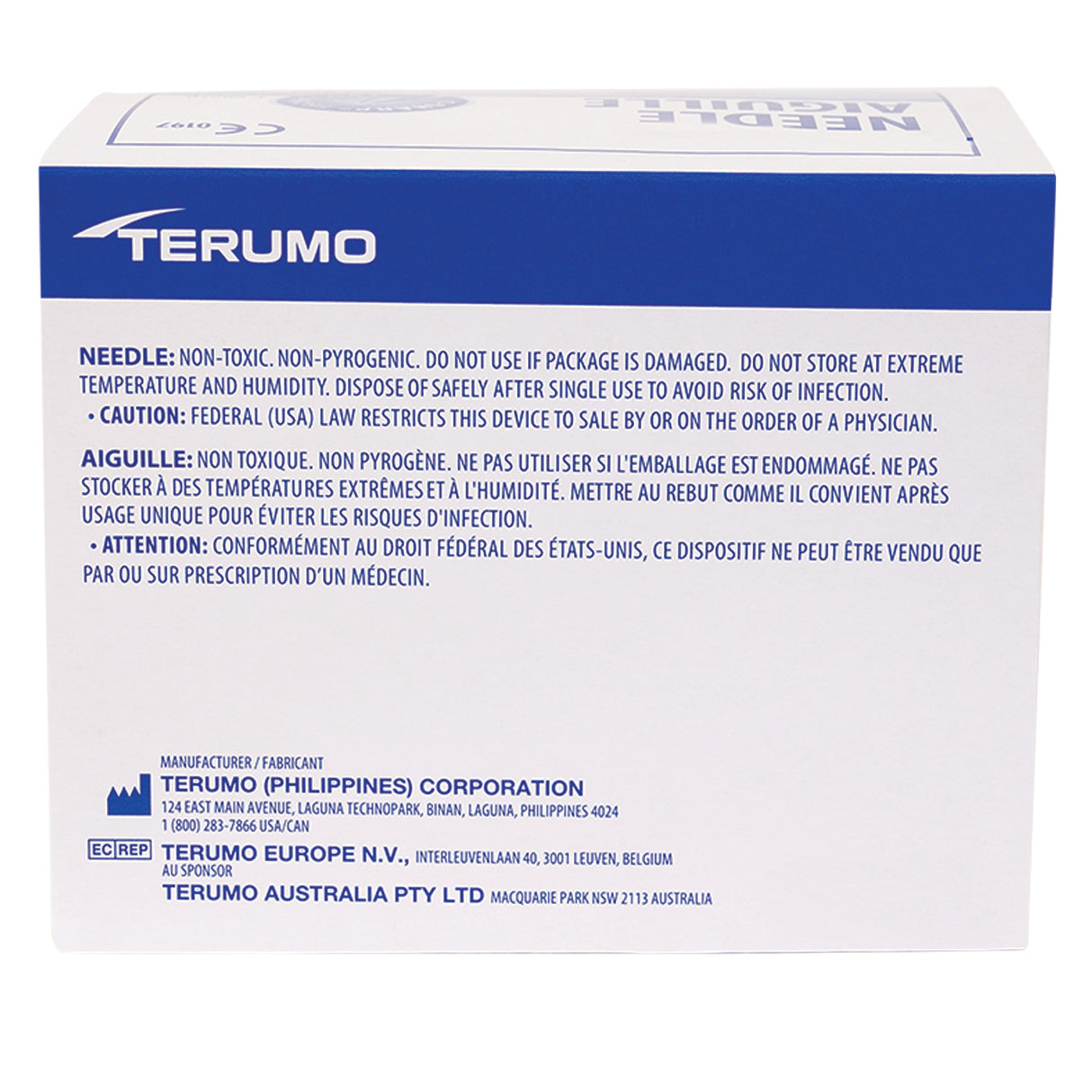 Terumo 18 Gauge X 1.5 In. Needle - Box Of 100