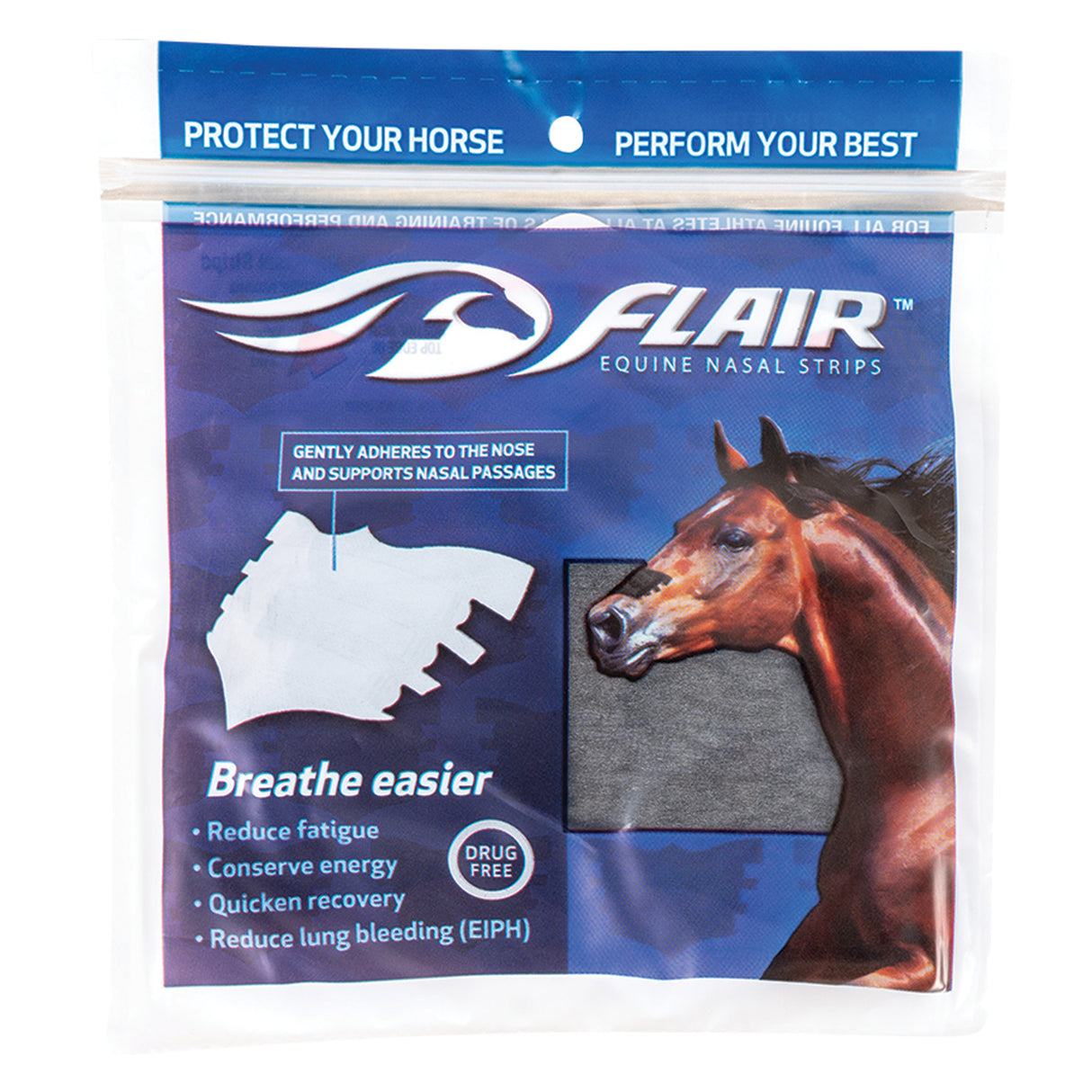 Bandes nasales Flair Equine - Paquet de 6