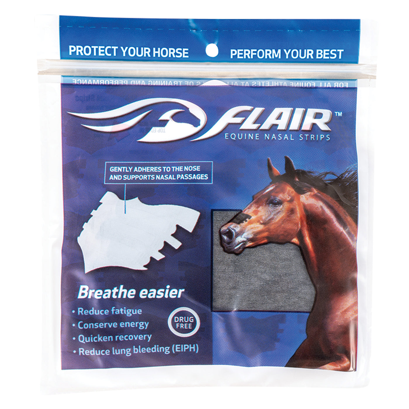 Bandes nasales Flair Equine - Paquet de 6