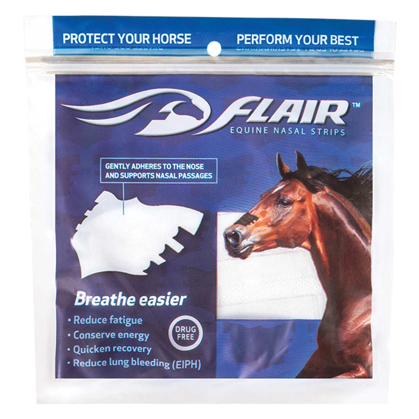 Bandes nasales Flair Equine - Paquet de 6