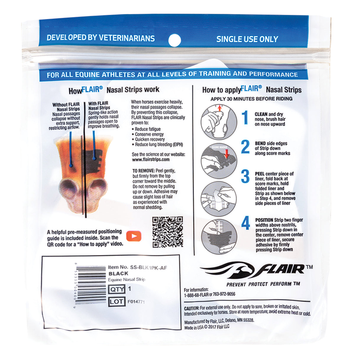 Flair Equine Nasal Strip