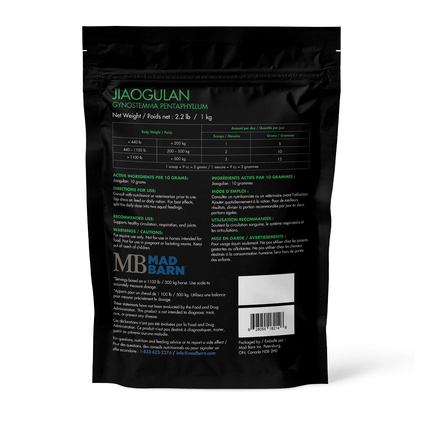 Mad Barn Jiaogulan 1 kg
