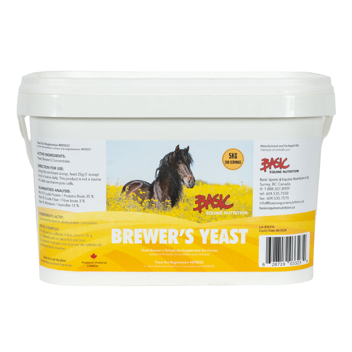 Basic Equine Nutrition Brewer's Yeast 5 kg