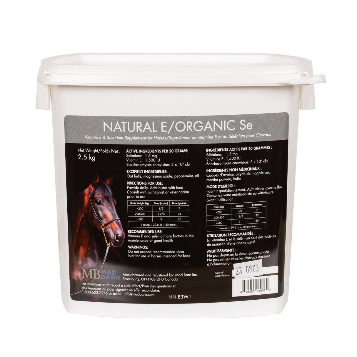 Mad Barn Natural E/Bio Se 2,5 kg