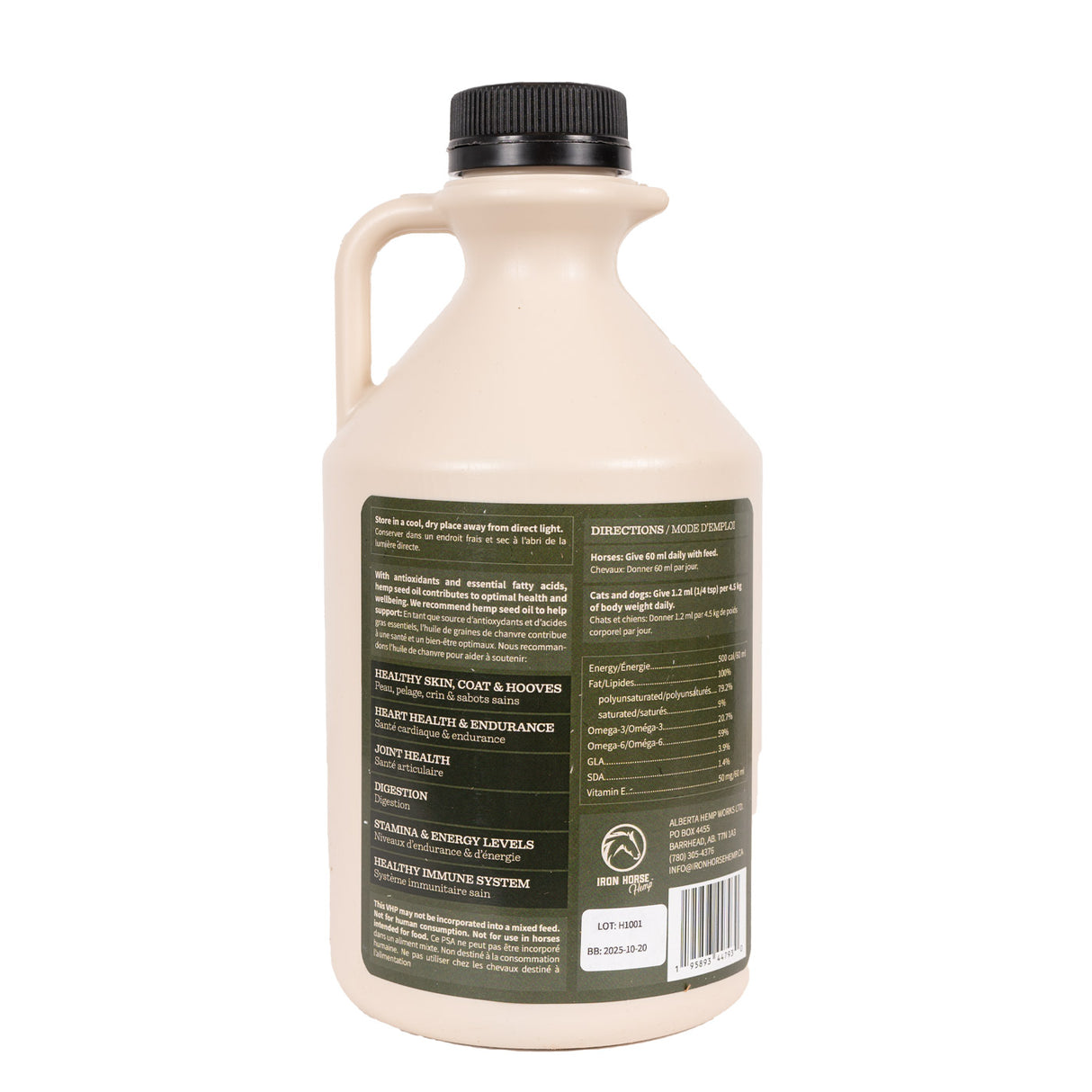 Iron Horse Hemp Seed Oil 1 L