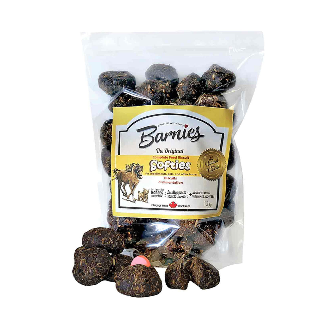 Friandises pour chevaux Barnies Softies 1,2 kg