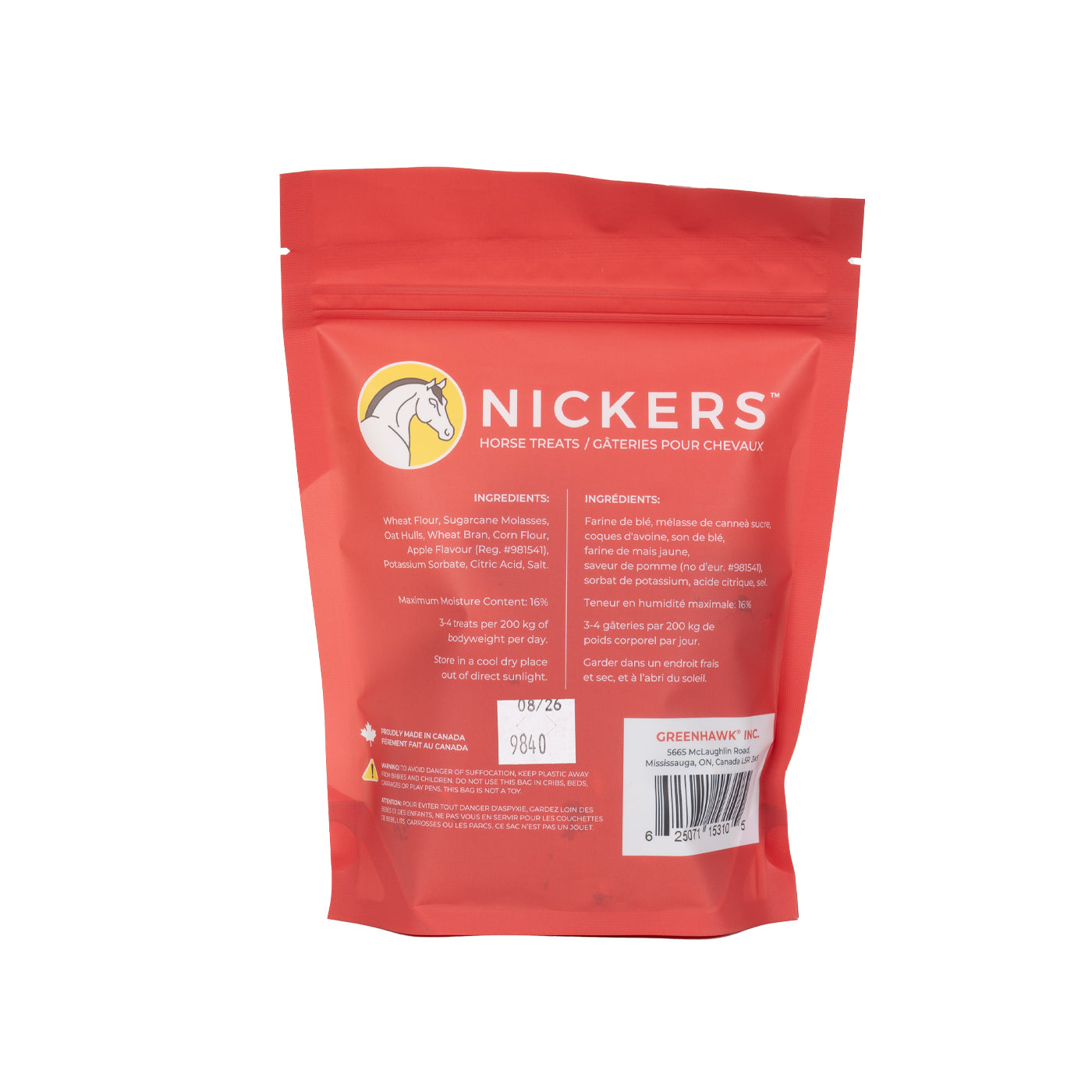 Greenline Nickers Original Muffins Horse Treats
