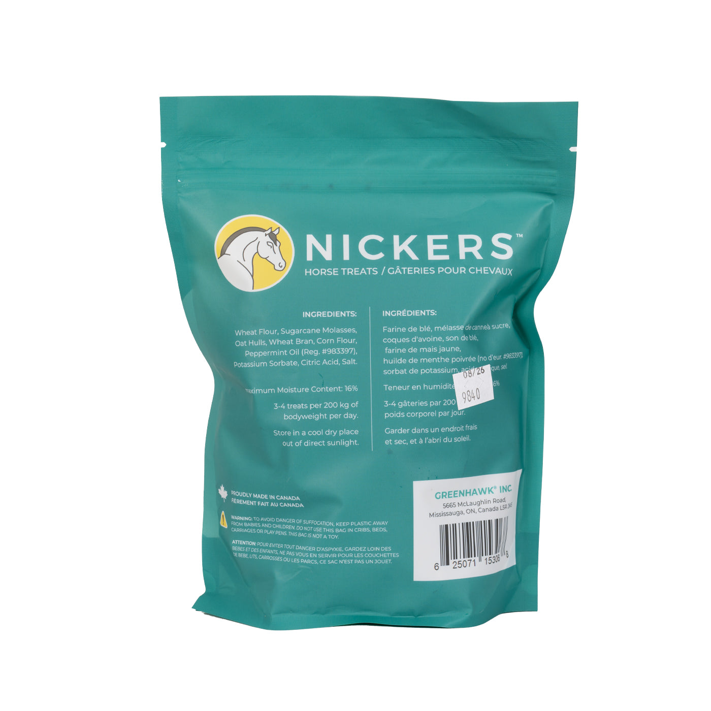 Greenline Nickers Original Muffins Horse Treats