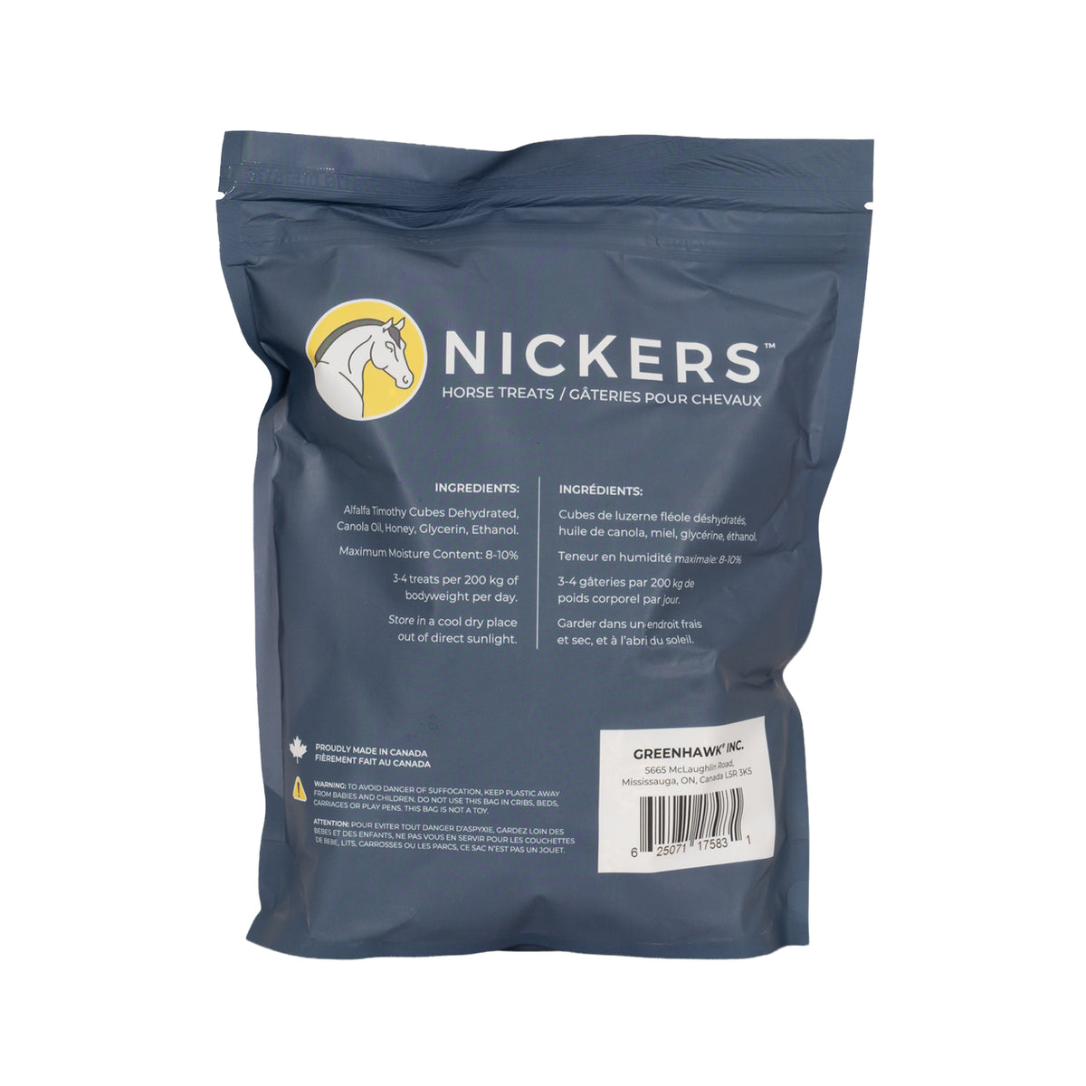 Friandises pour chevaux Greenline Nickers Crunchy Cubes
