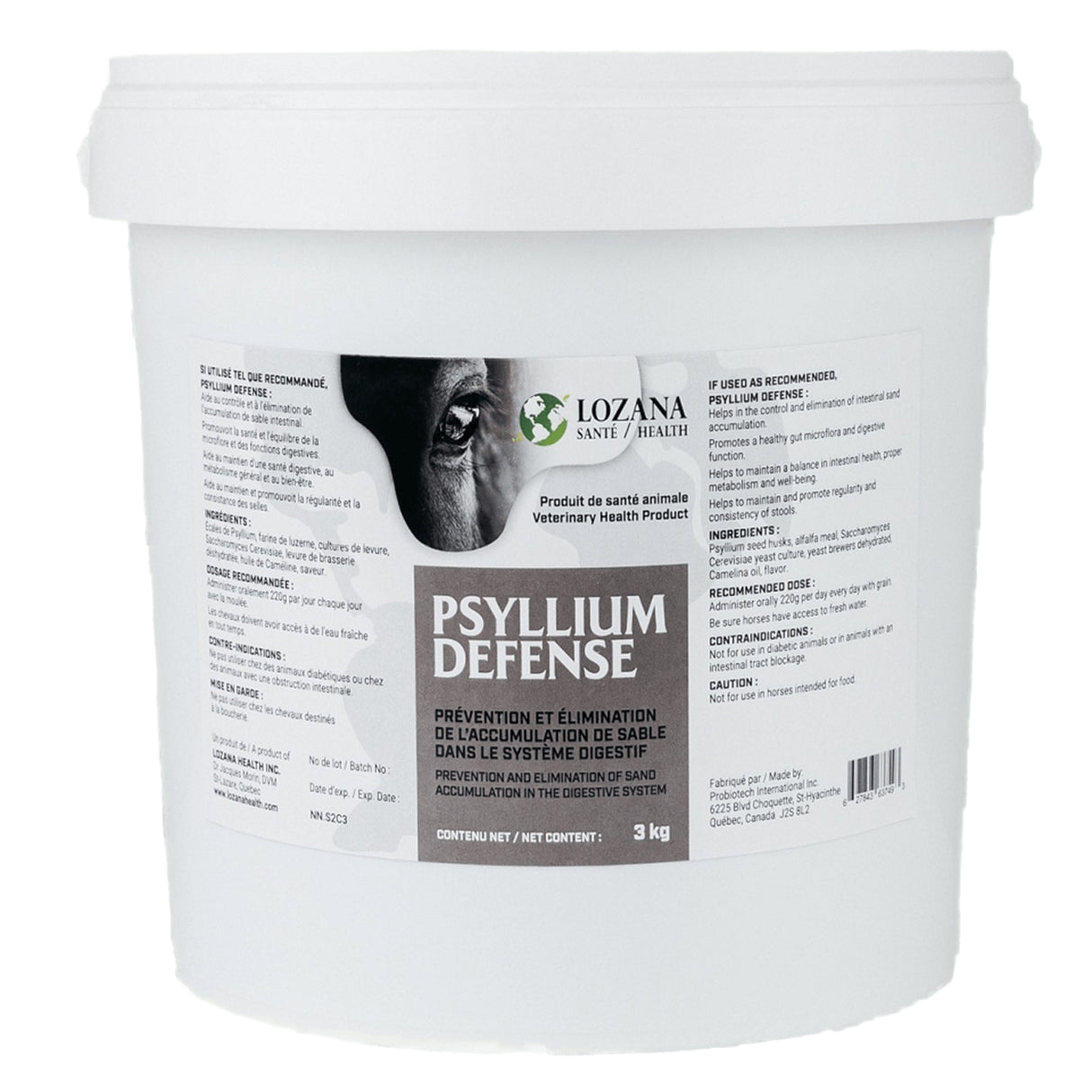 Granulés de psyllium Lozana Health 3 kg
