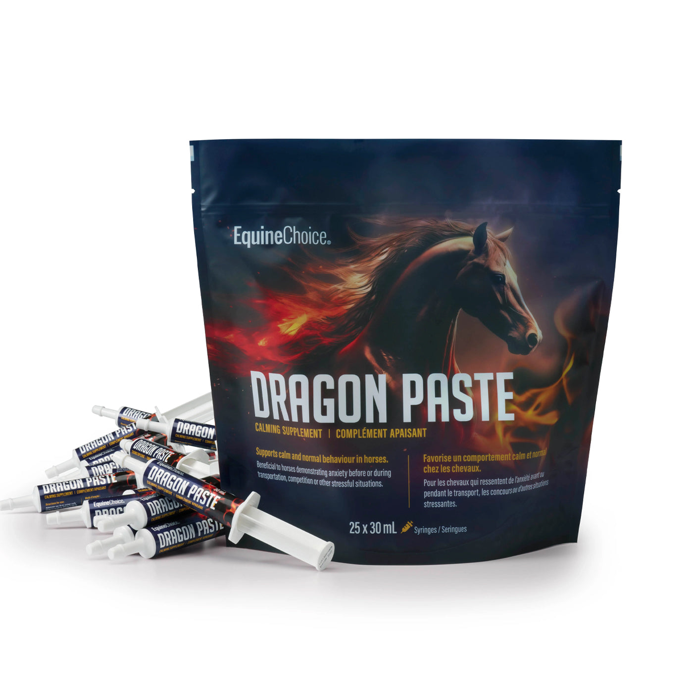 Pâte Dragon Equine Choice 30 ml - Paquet de 25